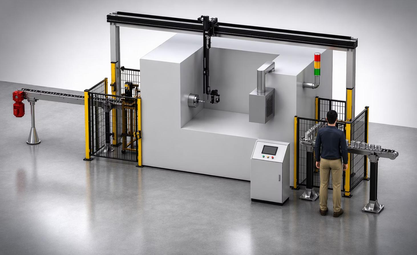 Camshaft Handling & Inline Contactless Gauging System