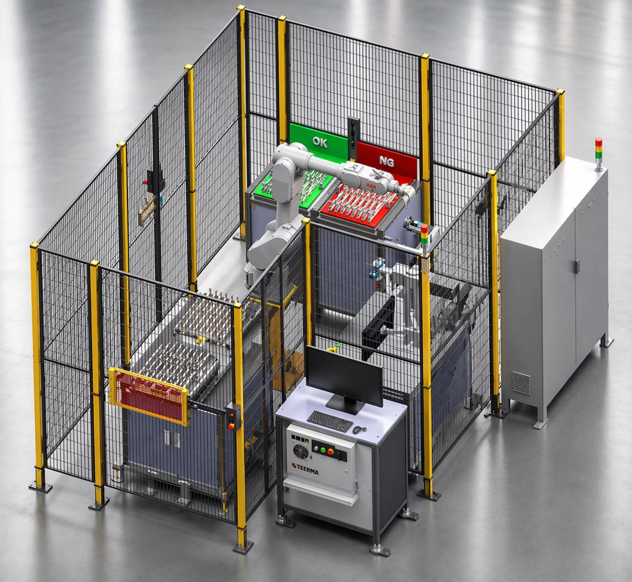 Robotic Laser Marking & Vision Inspection System